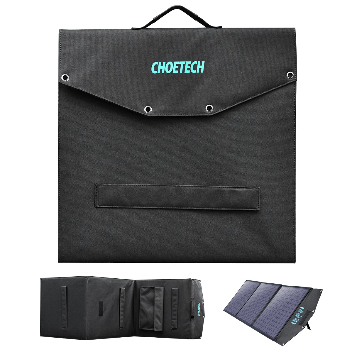 CHOETECH 120W Solar Panel for Multiple Devices, FOB KS