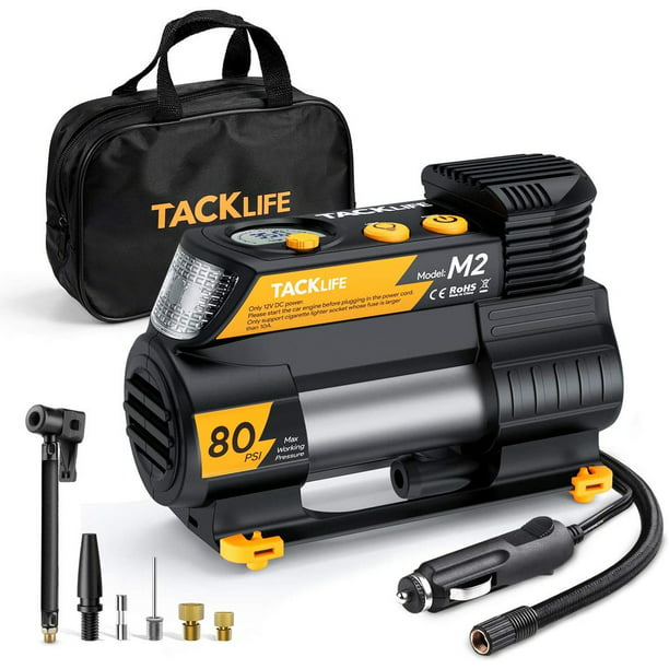 Tacklife 12V DC Digital Auto Tire Inflator, FOB KS