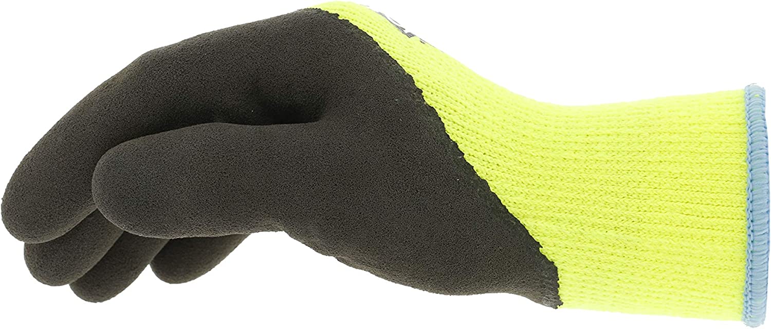 Mechanix Wear High-Visibility Coated-Knit Work Gloves Hi-Viz Speedknit Thermal, 1 Pair (Sizes S/M and L/XL)