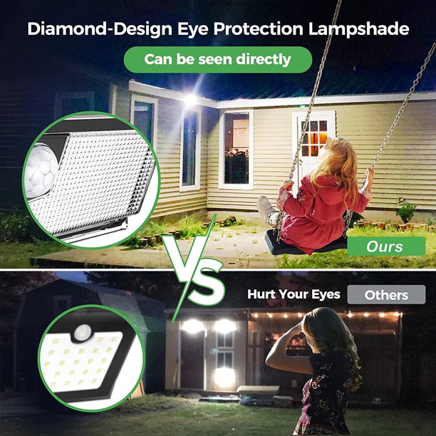 Litom Outdoor Wall LED Solar Lights with Motion Sensor, 2 Pack, FOB KS