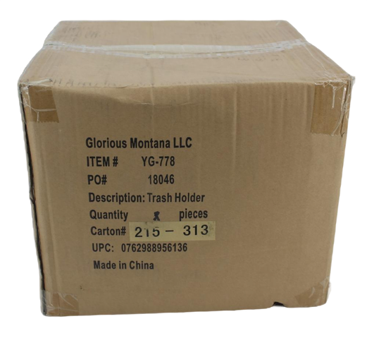 Yukon Glory YG-778 Stainless-Steel Portable Trash Bag Holder-Ideal Accessor