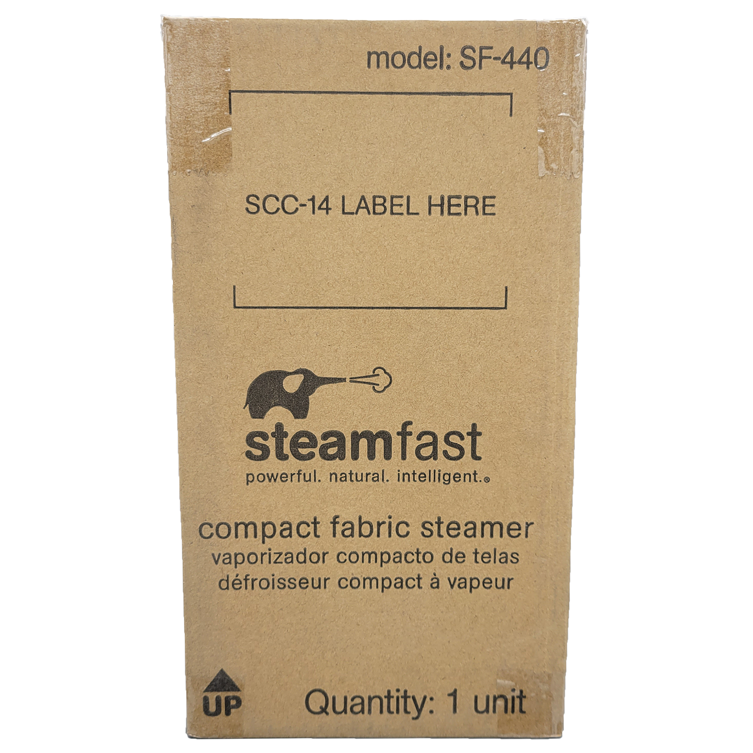 Steamfast Compact Fabric Steamer, White, FOB KS