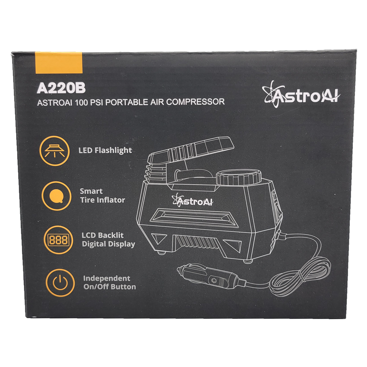 AstroAI Air Compressor Tire Inflator Portable Air Pump, FOB KS