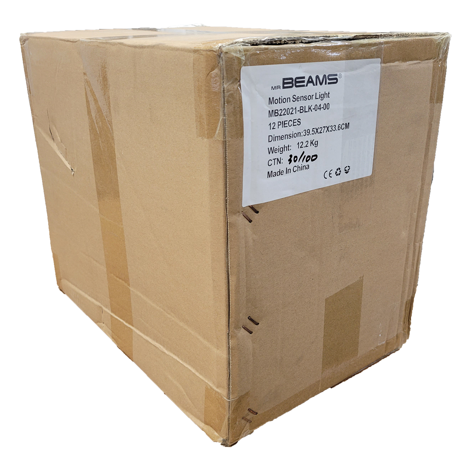 Mr. Beams Solar Wedge Plus 24, LED Outdoor Motion Sensor Wall Light, FOB KS