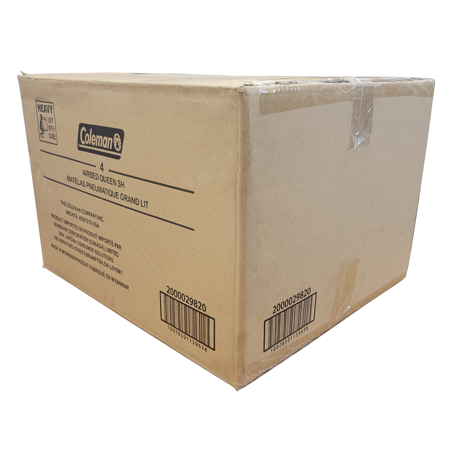 Coleman Quickbed Single High Airbed - Queen, FOB KS