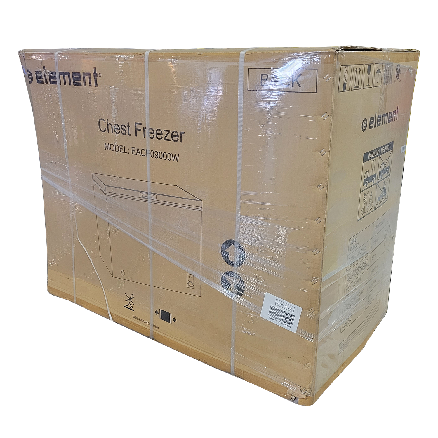 Element 9 cu. ft. Chest Freezer, White, FOB KS