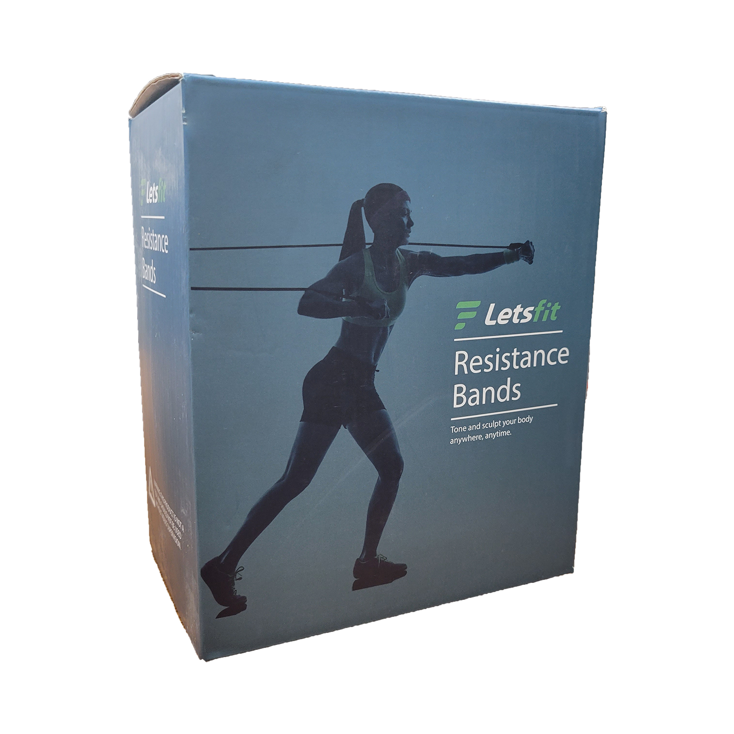 Letsfit Exercise Resistance Bands (5-Pack), FOB KS