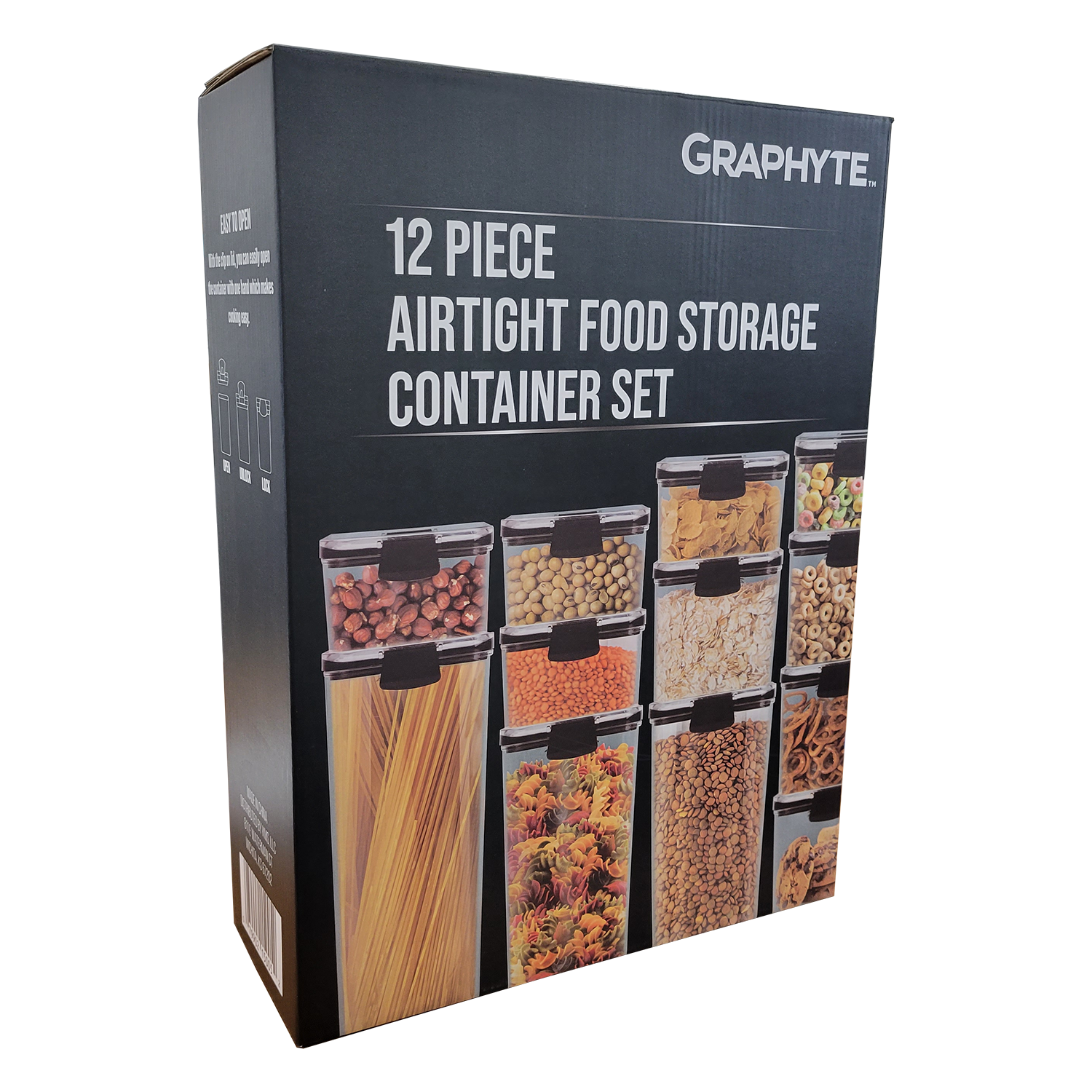 Graphyte 12-Piece Food Storage Container Set, FOB KS