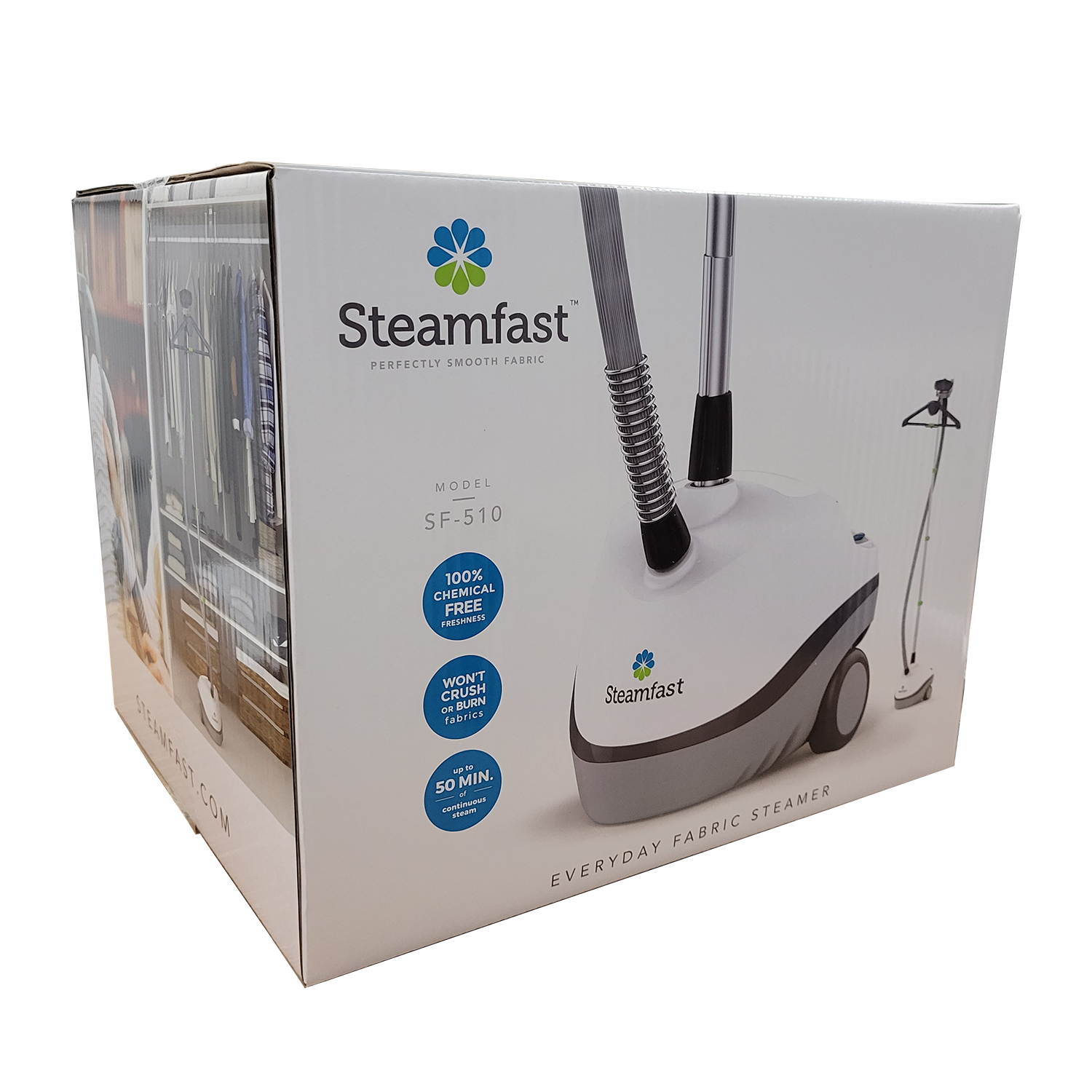 Steamfast Full-Size Fabric Steamer, FOB KS