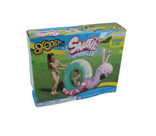 Home Express Inflatable Sprinkler for Kids Snail Water Toys Outdoor Yard Sprinkler for Toddlers and Adults Summer Outdoor Fun Lawn Sprinkler