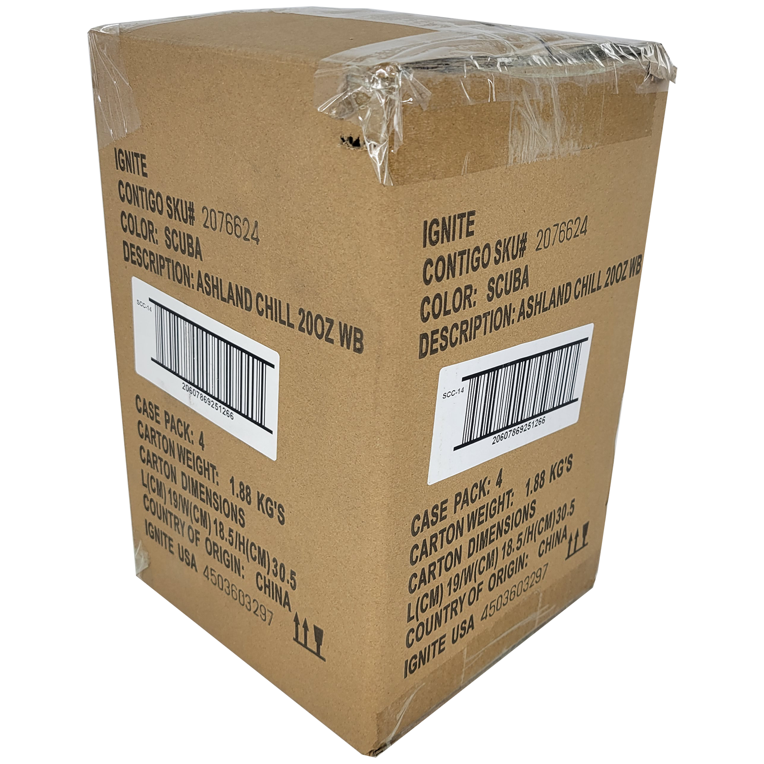 Contigo Autospout 20 oz. Water Bottle, FOB KS