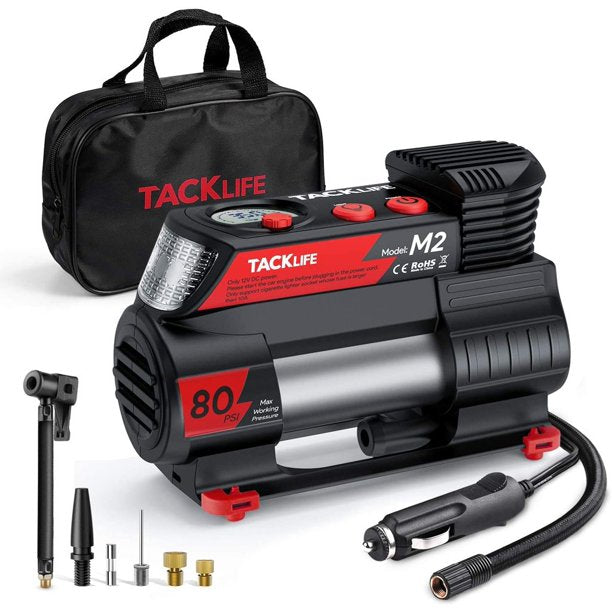 Tacklife 12V DC Digital Auto Tire Inflator, FOB KS