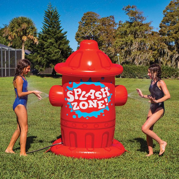 BigMouth Giant Inflatable Fire Hydrant Sprinkler, 46" x 46" x 76", FOB KS