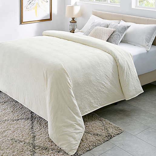 Blanquil Quilted Weighted Blanket, Diamond Ivory, 15-20 lbs, FOB KS