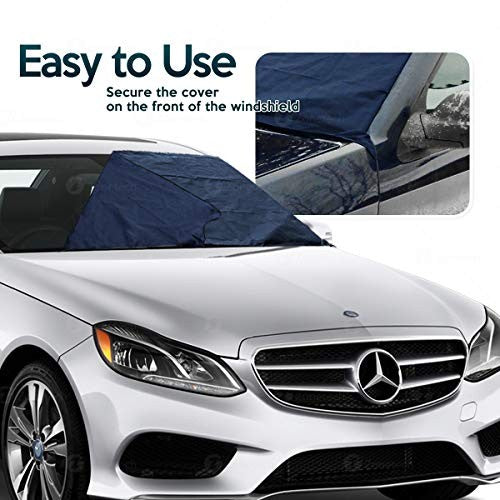 Zone Tech Blue Snow and Ice Windshield Cover, FOB KS