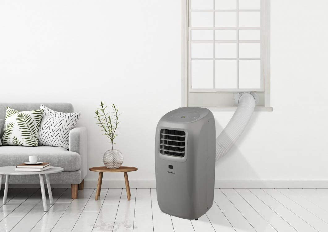 Hisense 10,000 BTU (6,500 BTU DOE) 115-Volt Portable Air Conditioner, Factory Refurbished, FOB KS