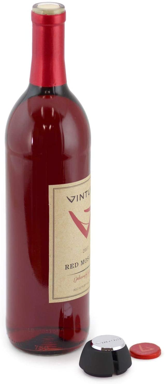 Vinturi Soft-grip Foil Cutter for Wine Bottles, Black, FOB KS