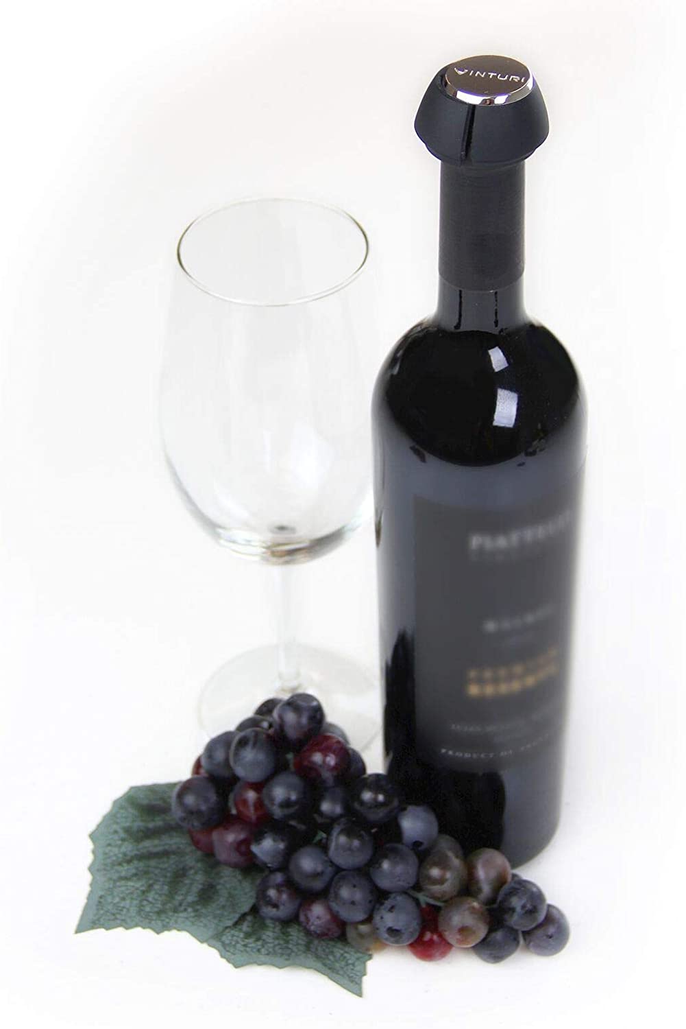 Vinturi Soft-grip Foil Cutter for Wine Bottles, Black, FOB KS