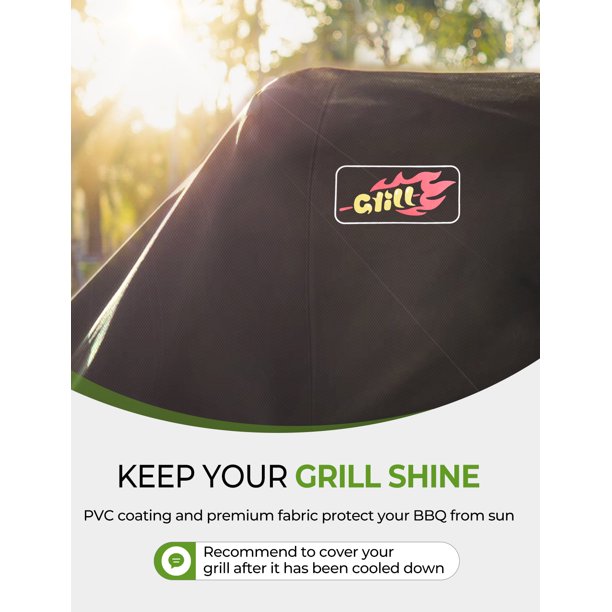 VictSing Grill Cover, Small 30-Inch Waterproof Heavy Duty Gas BBQ Grill Cover for Weber, Holland, JennAir, Brinkmann and Char Broil