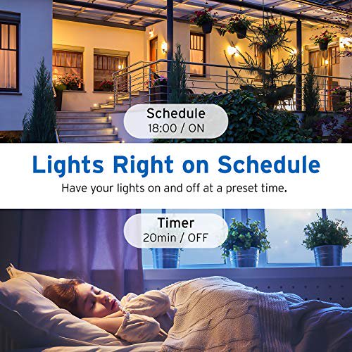 Etekcity Smart In-wall Light Switch with WiFi and Timer (2-Pack), FOB KS