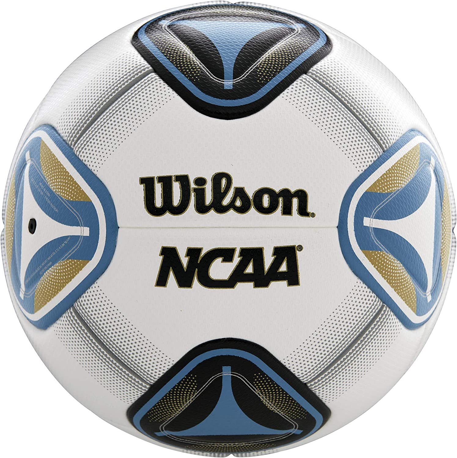 Wilson Unisex-Adult Soccer Ball WTE9705IB, White/Blue, Size 5