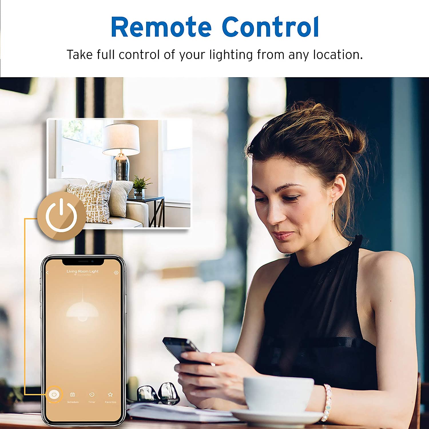 Etekcity Smart LED Light Bulb with WiFi, No Hub Required, FOB KS