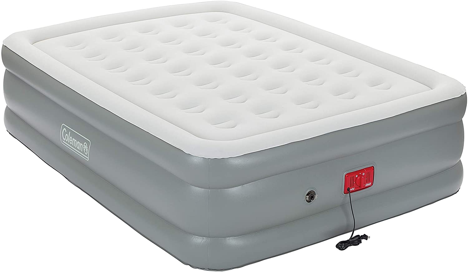 Coleman SupportRest Elite Double High Inflatable Air Mattress with Built-In Pump, Queen, FOB KS