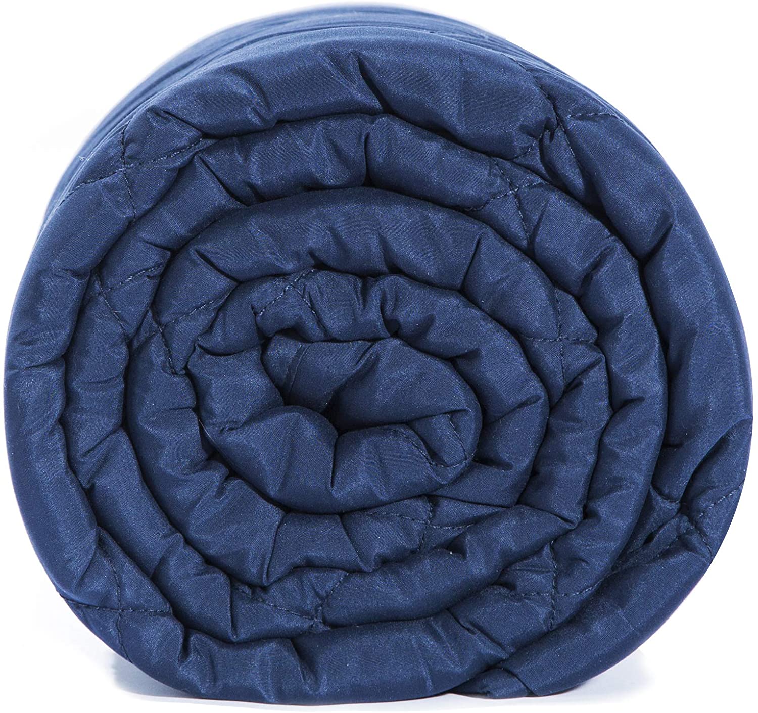 Blanquil Basic 12lb Weighted Blanket, Gray & Navy, FOB KS