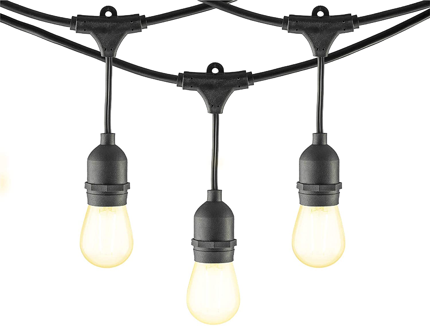 Mr. Beams LED Outdoor String Lights with S14 Bulbs, FOB KS