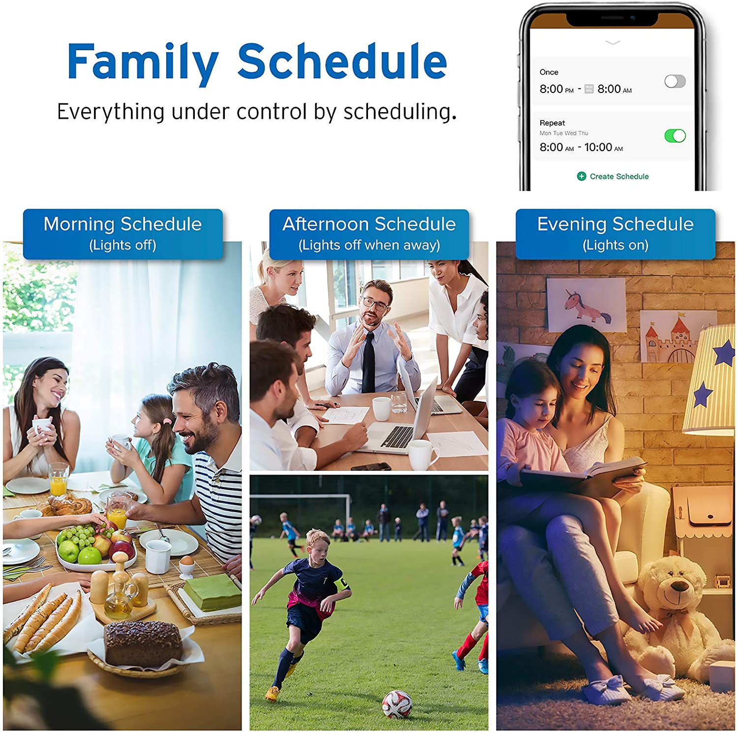 Etekcity Smart LED Light Bulb with WiFi, No Hub Required, FOB KS