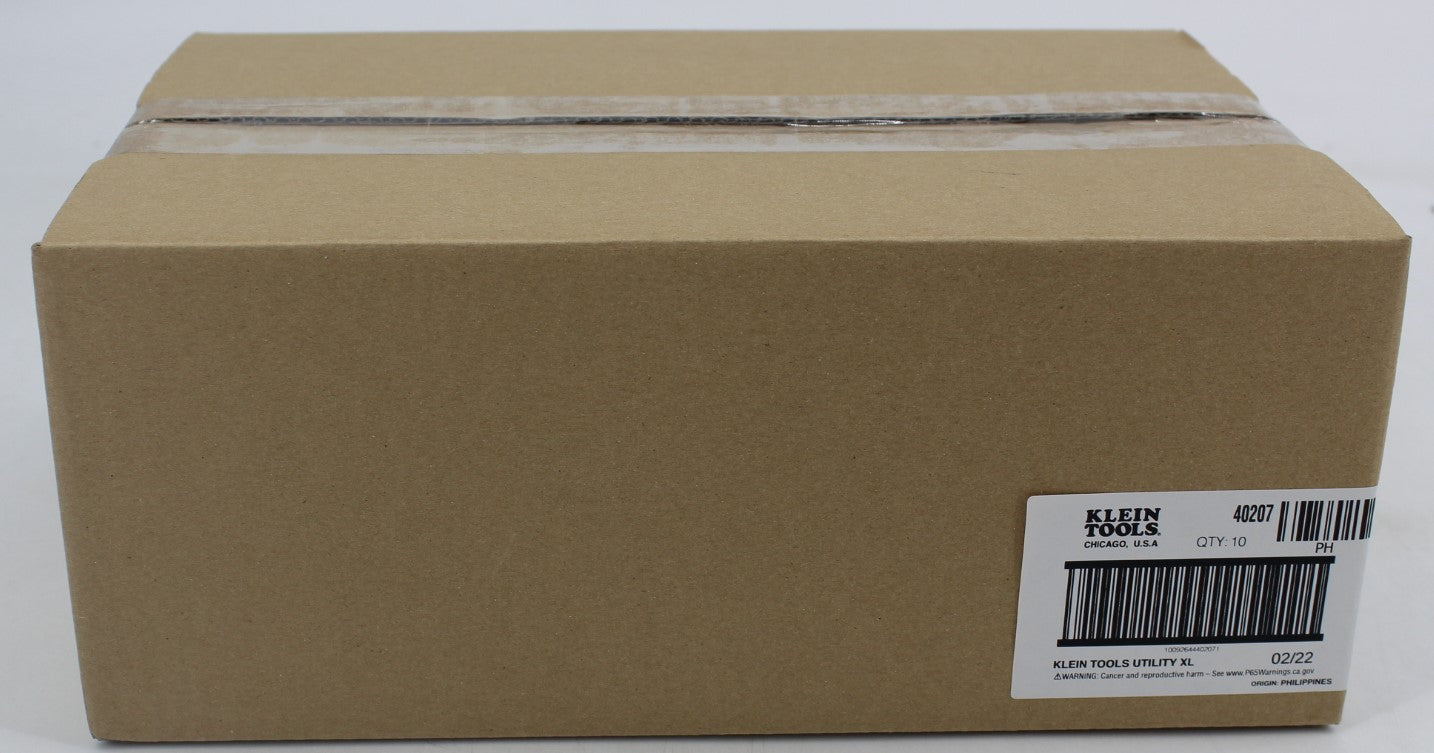 Klein Tools 40207 Journeyman Utility Gloves, X-Large ,Black/Gray