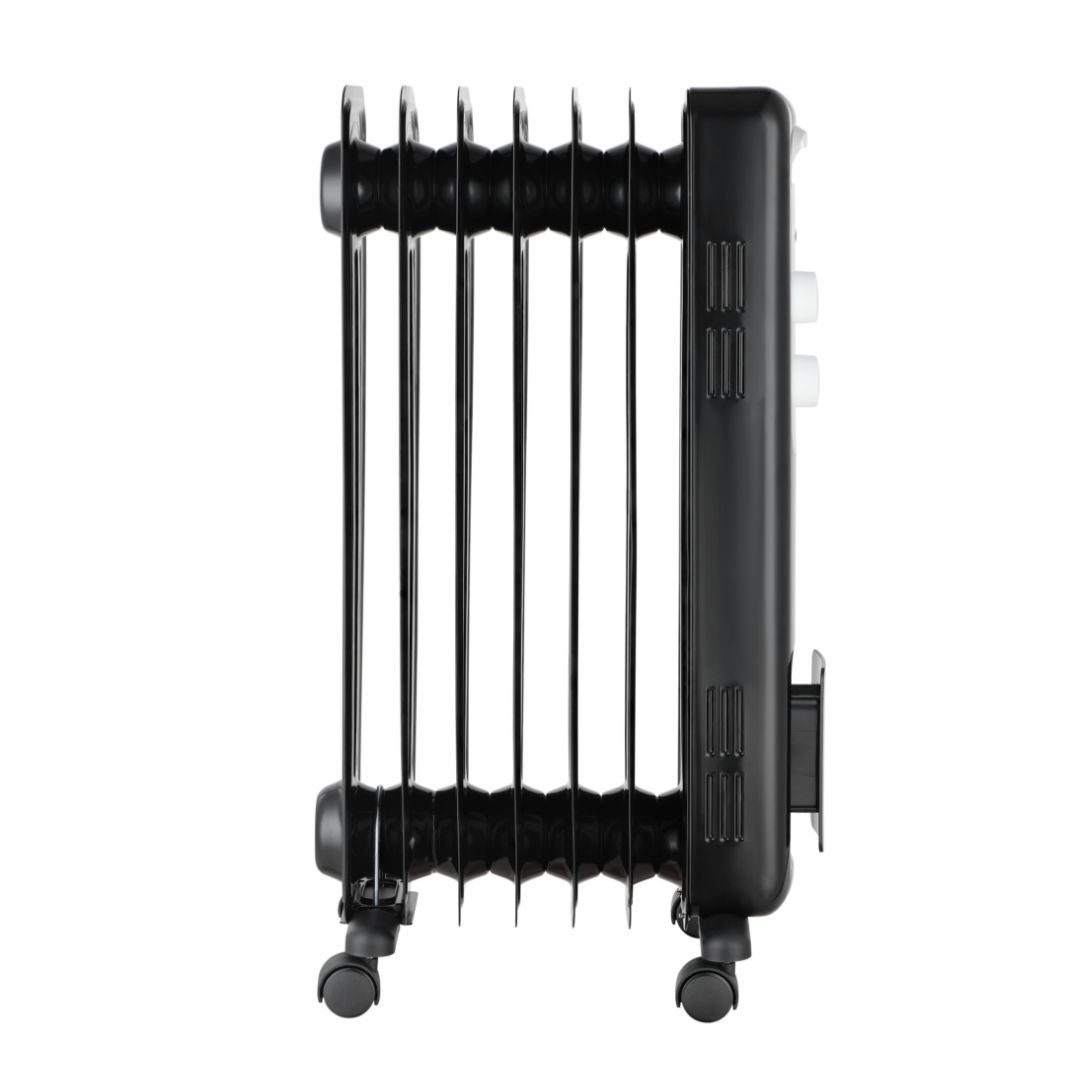 1500-W Electric Oil Filled Radiator Space Heater, Black