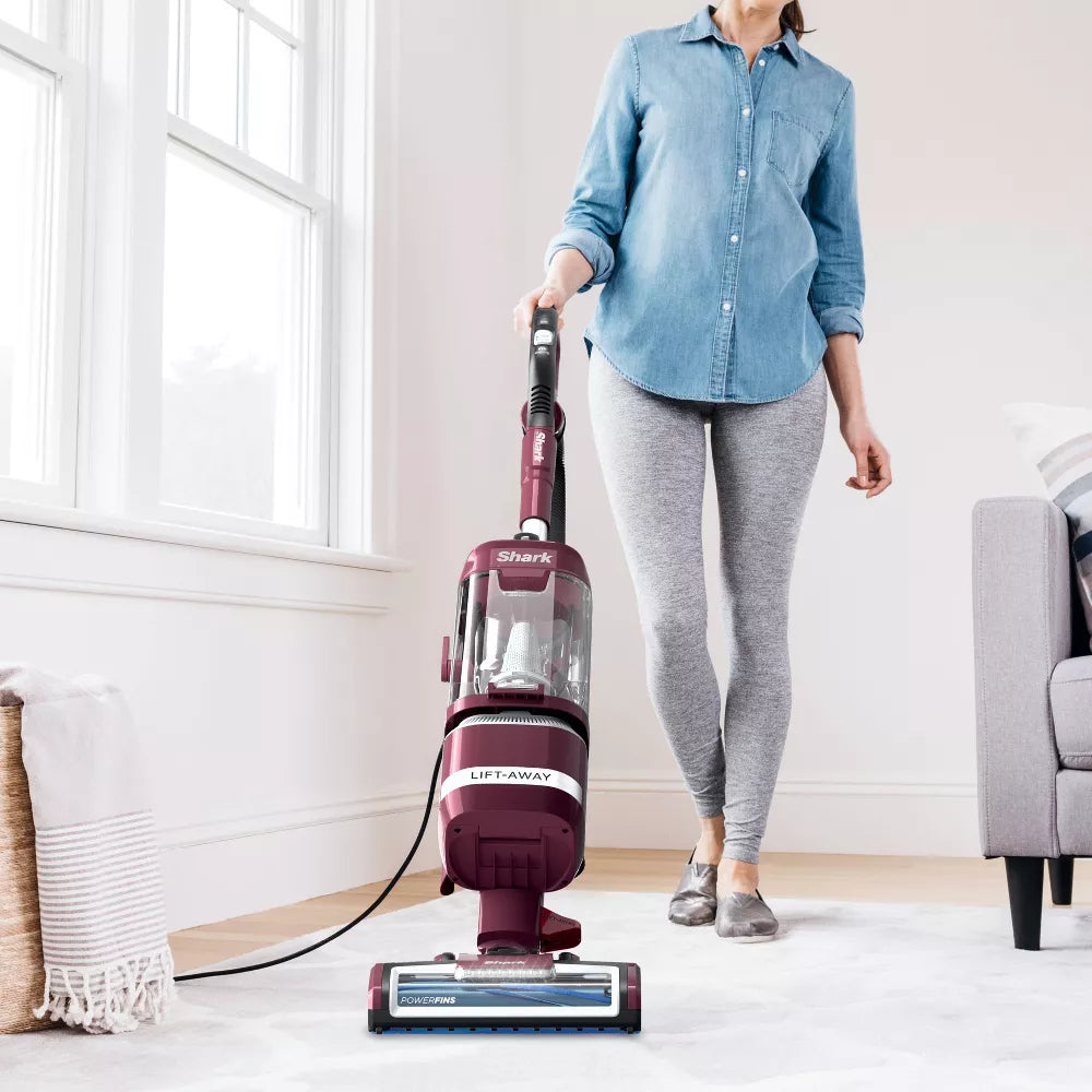 Shark Navigator Lift-Away ADV Upright Vacuum with PowerFins and Self-Cleaning Brushroll, Factory Refurbished, FOB KS