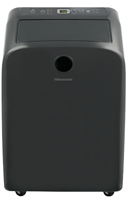 Hisense 12,500 BTU (7,500 BTU DOE) 115-Volt Portable Air Conditioner with Heater, Factory Refurbished, FOB KS