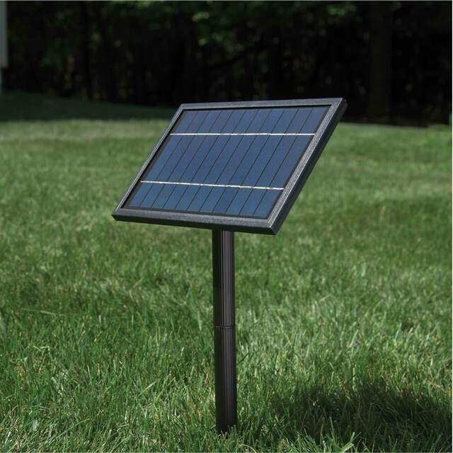 Mr. Beams Solar LED Outdoor String Lights with S14 Bulbs, 54 Feet, 24 Bulbs , FOB KS