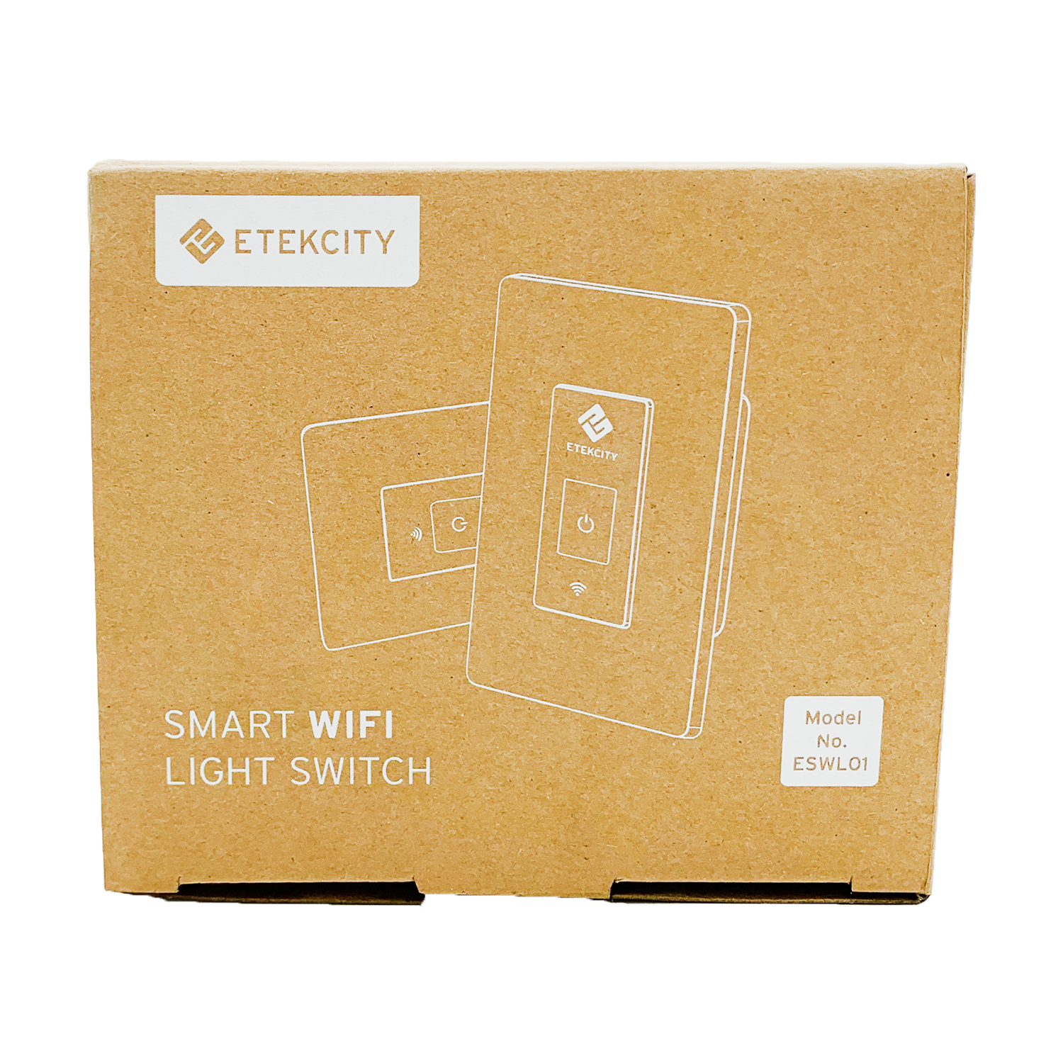 Etekcity Smart In-wall Light Switch with WiFi and Timer (2-Pack), FOB KS