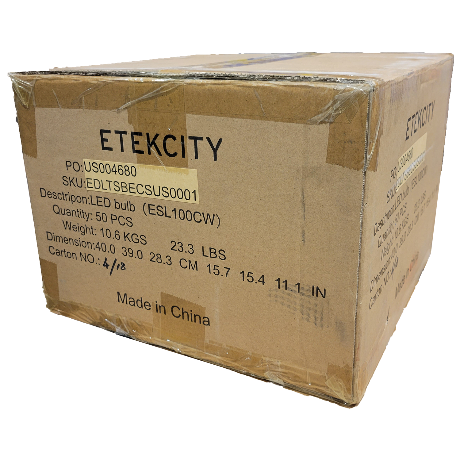 Etekcity Smart LED Light Bulb with WiFi, No Hub Required, FOB KS