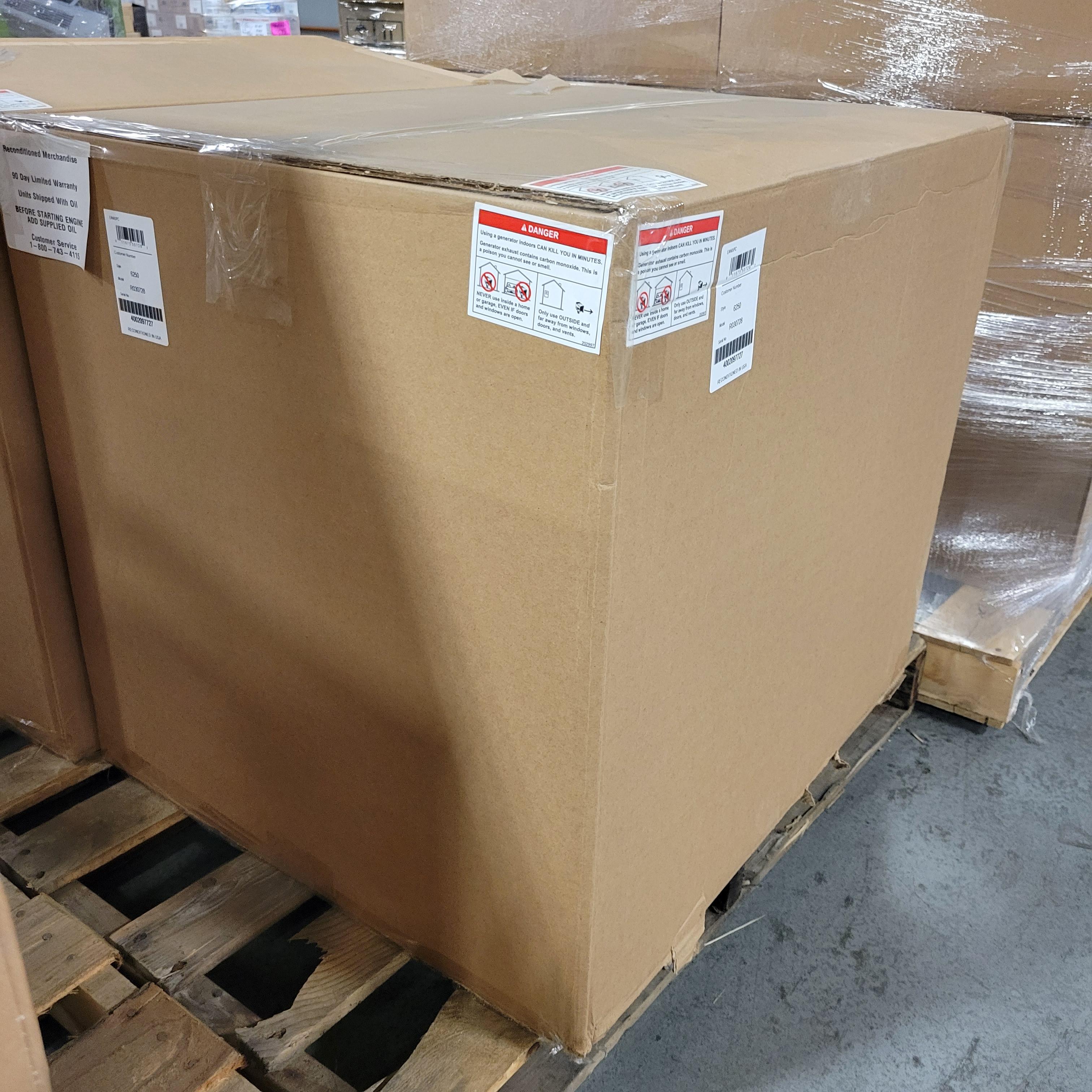 Briggs & Stratton Responder 6,250 / 8,500 Watt Gas Recoil Start Portable Generator, Factory Refurbished, FOB KS