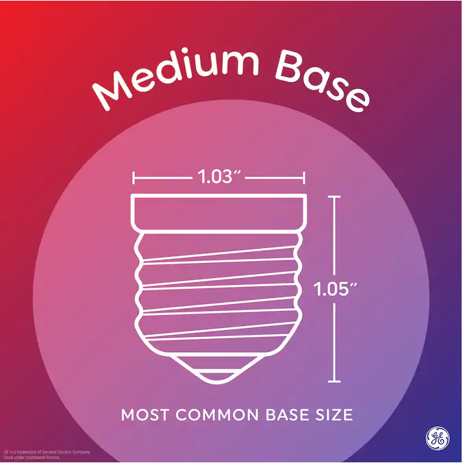 GE 60-Watt Daylight LED Light Bulb, 8 Pack, FOB KS