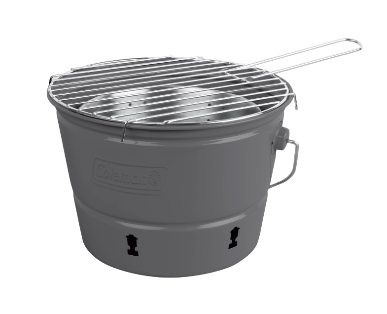 Coleman Party Pail Charcoal Grill in Black, FOB KS