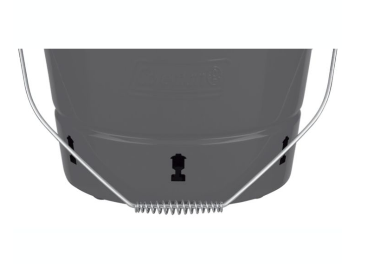 Coleman Party Pail Charcoal Grill in Black, FOB KS
