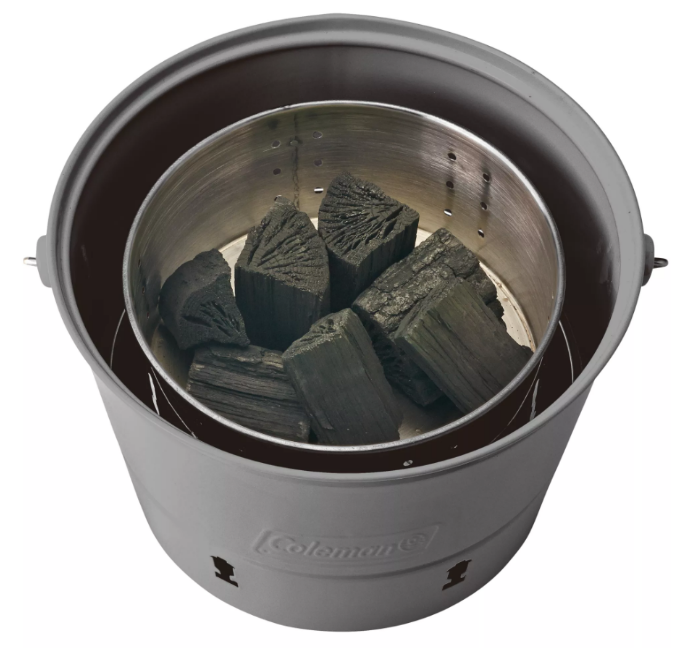 Coleman Party Pail Charcoal Grill in Black, FOB KS