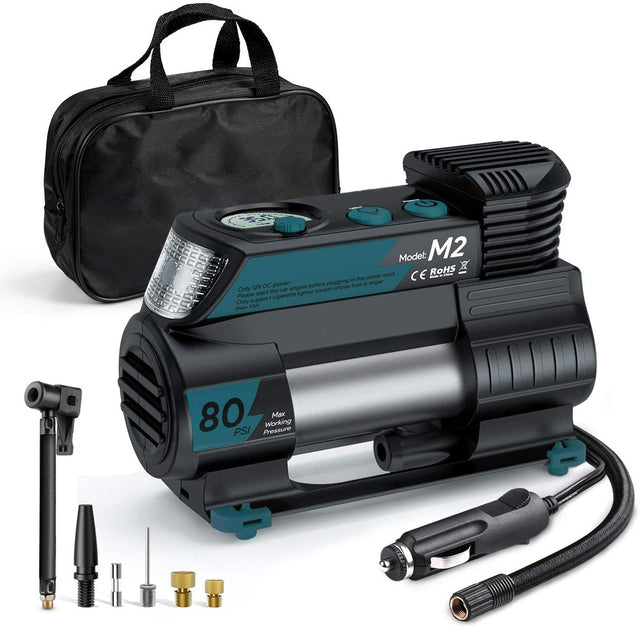 Tacklife 12V DC Digital Auto Tire Inflator, FOB KS