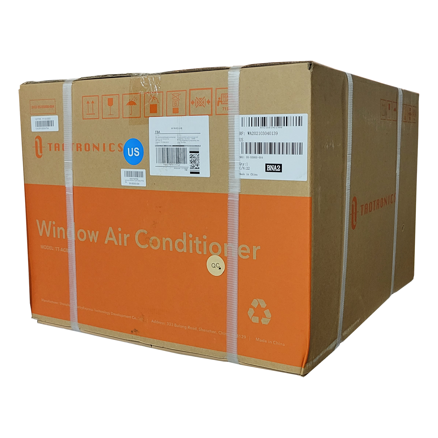 TaoTronics 8000 BTU Energy Star Window Air Conditioner, FOB SC and KS