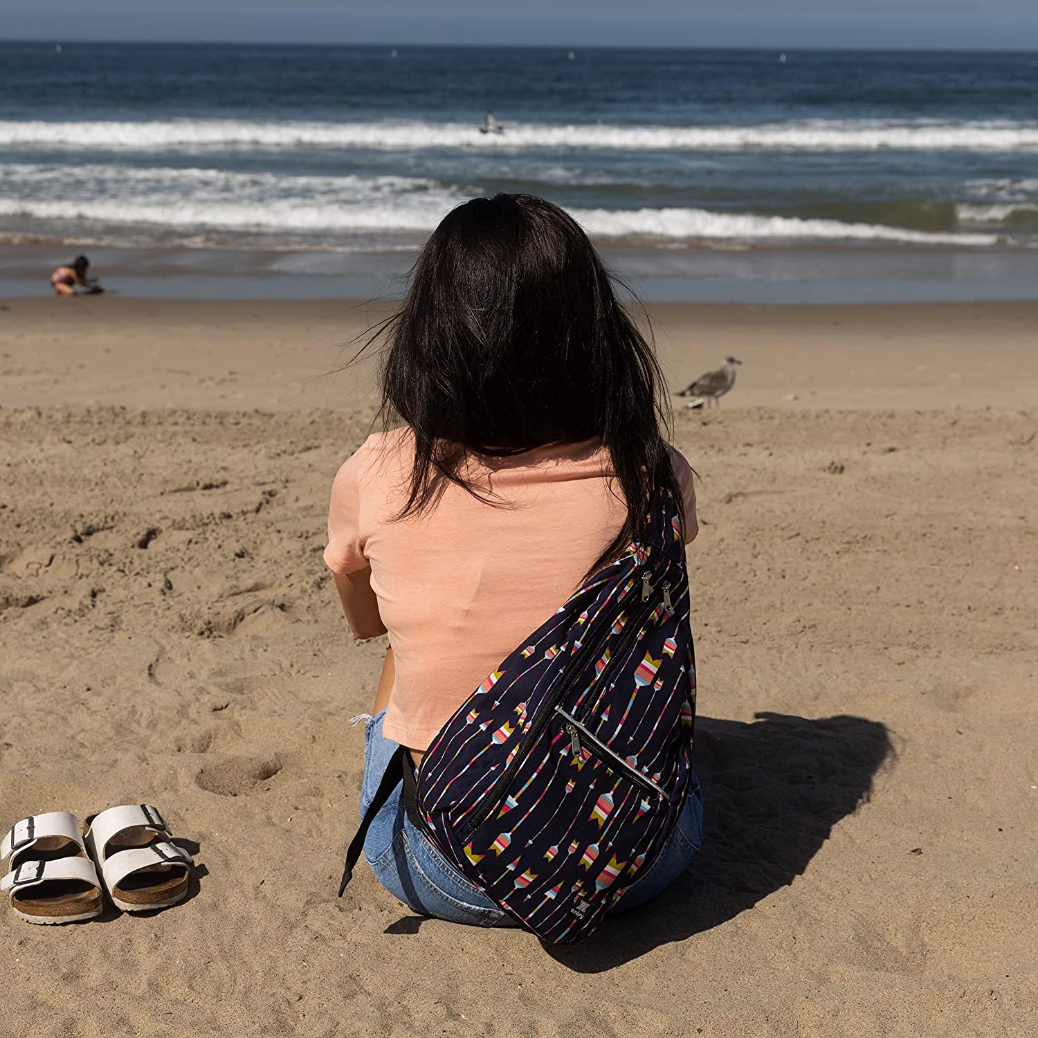 Ambry Rope Sling Backpack for Women, Perfect as a Purse Bag for Small Laptop or Tablet, Use for Travel, Commuting, and School