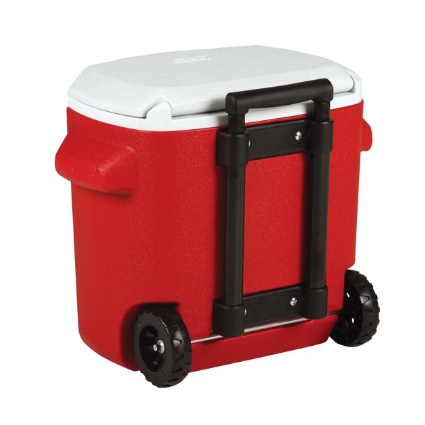Coleman 16-Quart Performance Cooler with Wheels, Red, FOB KS