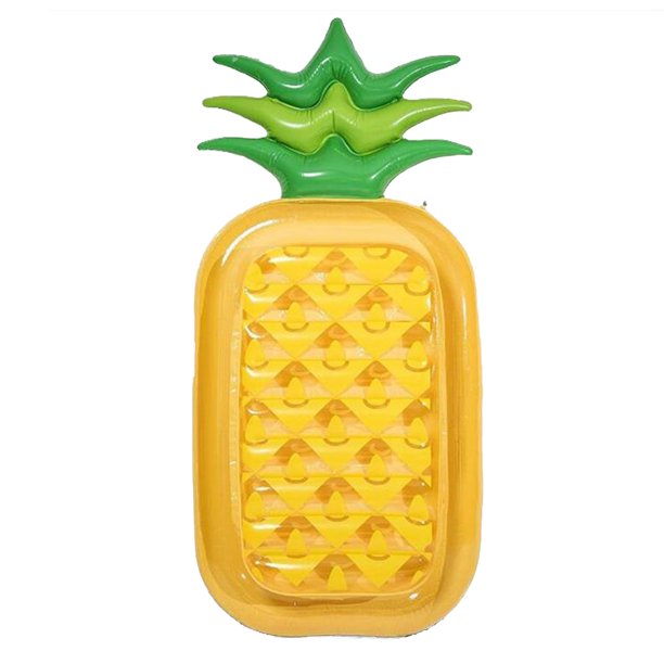 Aleko Inflatable Pineapple Pool Float, FOB KS