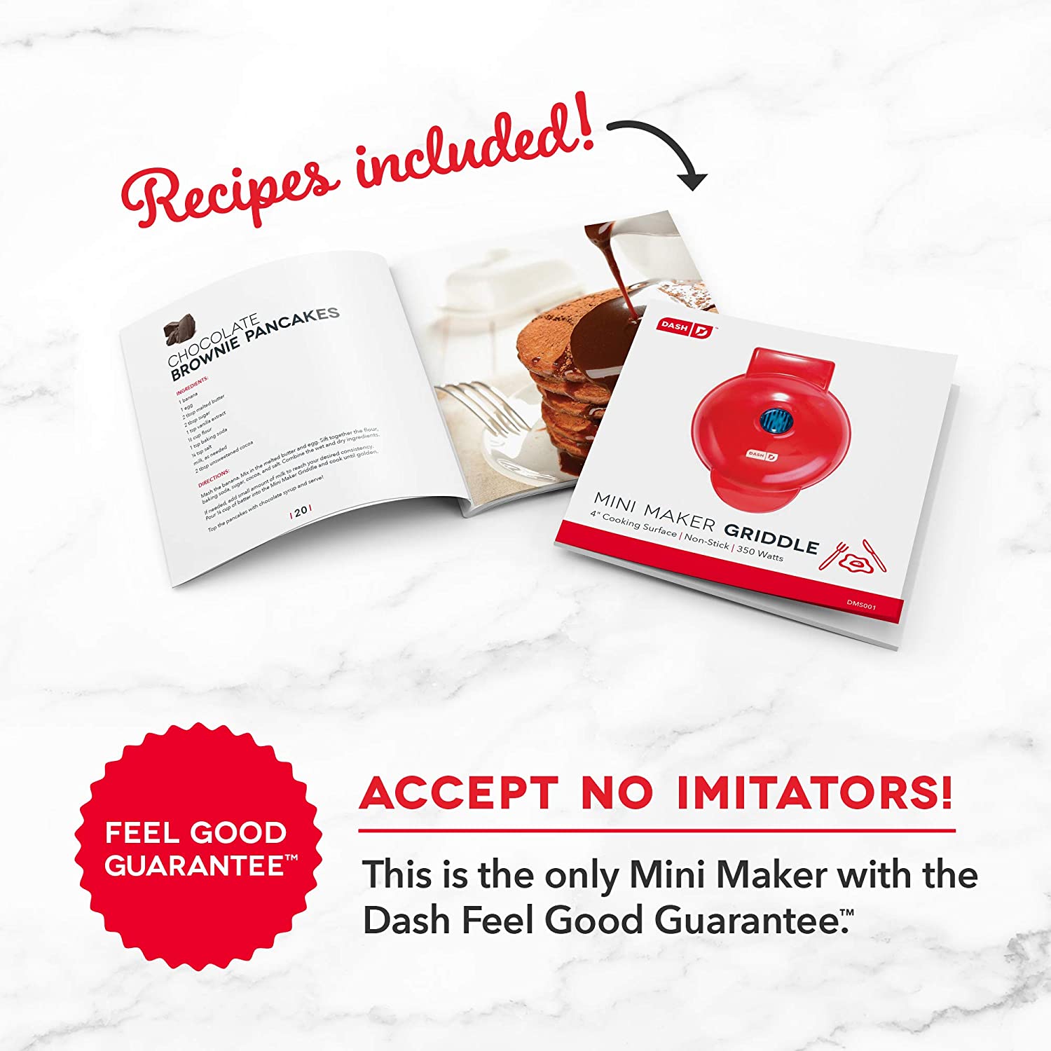 DASH Mini Maker Electric Round Griddle for Individual Pancakes, Cookies, Eggs & other on the go Breakfast, Lunch & Snacks with Indicator Light + Included Recipe Book - Aqua,4 Inch