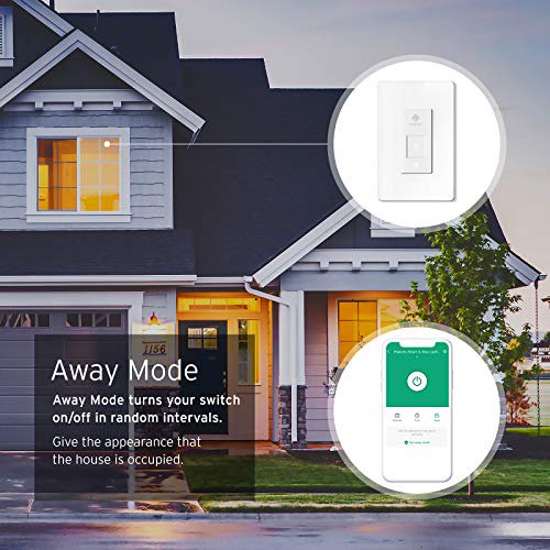 Etekcity Smart In-wall Light Switch with WiFi and Timer (2-Pack), FOB KS