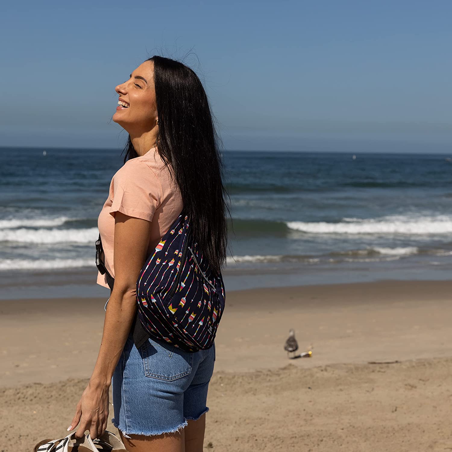 Ambry Rope Sling Backpack for Women, Perfect as a Purse Bag for Small Laptop or Tablet, Use for Travel, Commuting, and School